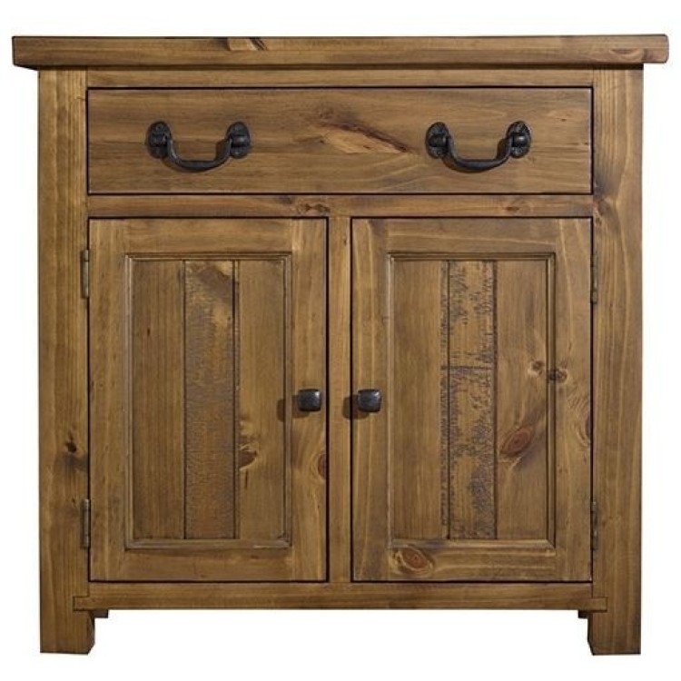 Fairford Rustic Furniture 2 Door 1 Drawer Sideboard