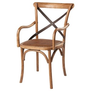 Kingsley Furniture Cross Back Dining Armchair Pair Kingsley Furniture Cross Back Dining Armchair Pair