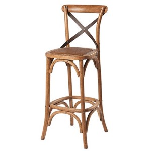 Kingsley Furniture Cross Back Pair of Barstools Kingsley Furniture Cross Back Pair of Barstools SD055-R