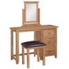 Mini Canterbury Oak Furniture Dressing Table Mirror Only