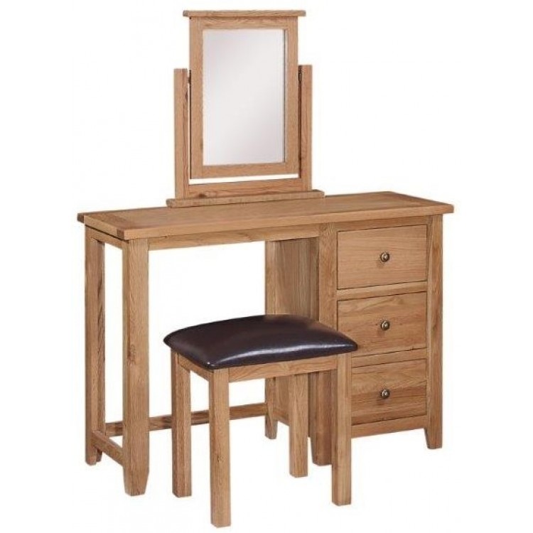 Mini Canterbury Oak Furniture Dressing Table Only