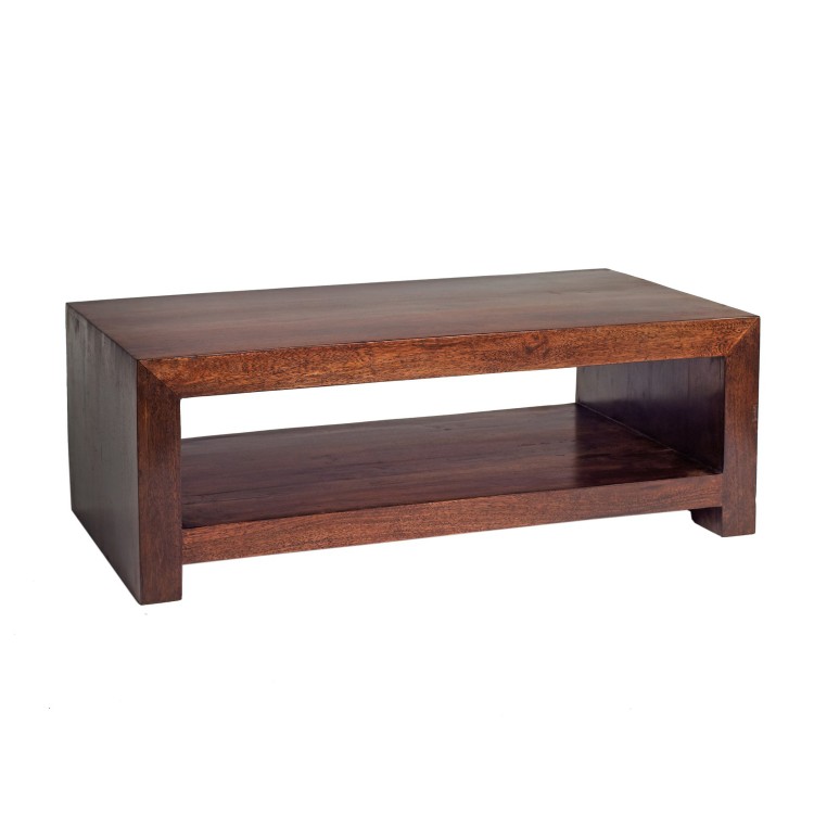 Toko Dark Mango Furniture Large Contemporary Coffee Table