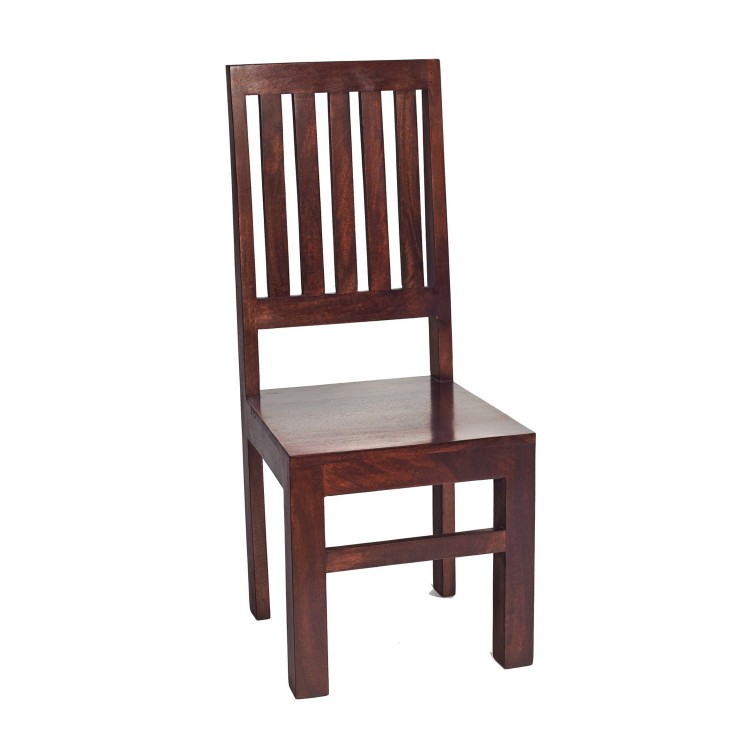 Toko Dark Mango Furniture High Slat Back Dining Room Chair