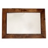 Toko Dark Mango Furniture Solid Wooden Framed Mirror