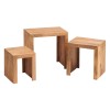 Toko Light Mango Furniture Nest of 3 Tables - PRE ORDER