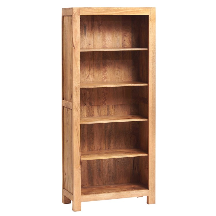 Toko Light Mango Furniture Large Open Bookcase