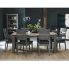 Bentley Designs Oakham Grey & Oak Furniture 6-8 Extending Table