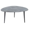 Templar 3 Leg Angled Aluminium and Zinc Coffee Table