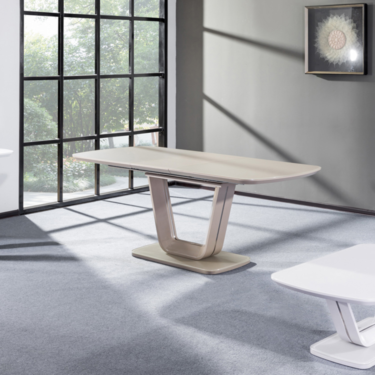 Vida Living Lazzaro Cappuccino Painted Furniture 160-200 Extending Dining Table Vida Living Lazzaro Cappuccino Painted Furniture 160-200 Extending Dining Table