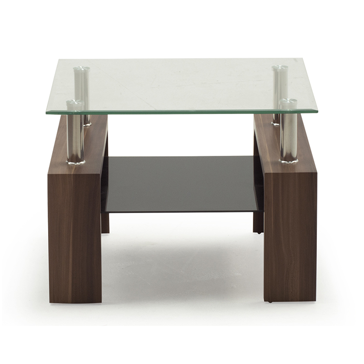 Vida Living Maya Walnut & Glass Furniture Vida Living Maya Walnut & Glass Furniture