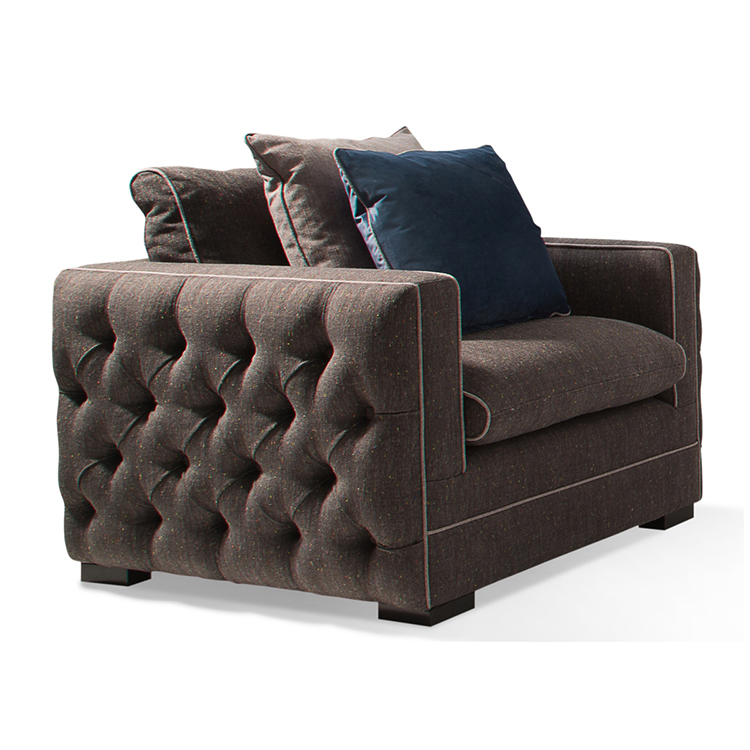 Vida Living Furniture Ivy Charcoal Fabric 1 Seater Accent Chair Vida Living Furniture Ivy Charcoal Fabric 1 Seater Accent Chair
