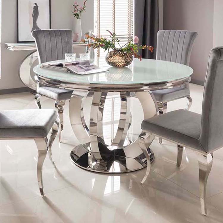 Vida Living Orion Chrome & Glass Furniture Vida Living Orion Chrome & Glass Furniture