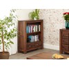 Mayan Walnut Furniture Low Bookcase CWC01B