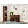 Mayan Walnut Furniture Console Table with Baskets CWC02D