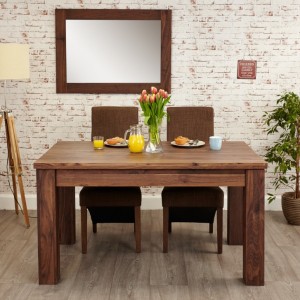 Mayan Walnut Furniture Extending Dining Table Mayan Walnut Furniture Extending Dining Table CWC04A