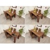 Mayan Walnut Furniture Extending Dining Table CWC04A