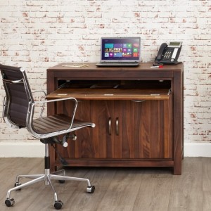 Mayan Walnut Furniture Hidden Home Office Mayan Walnut Furniture Hidden Home Office CWC06A