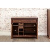 Mayan Walnut Furniture Hidden Home Office CWC06A