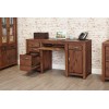 Mayan Walnut Furniture Twin Pedestal Computer Desk CWC06B