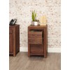 Mayan Walnut Furniture Two Drawer Filing Cabinet CWC07A