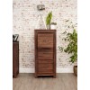 Mayan Walnut Furniture 3 Drawer Filing Cabinet CWC07B