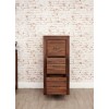 Mayan Walnut Furniture 3 Drawer Filing Cabinet CWC07B