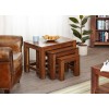 Mayan Walnut Furniture Nest of 3 Coffee Tables CWC08A