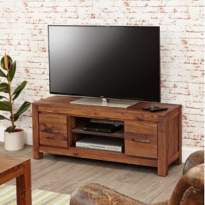 Mayan Walnut Furniture Low Widescreen TV Cabinet Mayan Walnut Furniture Low Widescreen TV Cabinet CWC09A