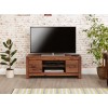 Mayan Walnut Furniture Low Widescreen TV Cabinet CWC09A