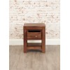 Mayan Walnut Furniture One Drawer Lamp Table CWC10A