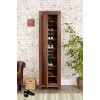 Mayan Walnut Furniture Tall Shoe Cupboard CWC20E