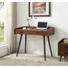 Jual Vienna Walnut Furniture 2 Drawer Laptop Desk OFHPC609W