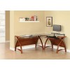 Jual Helsinki Walnut Furniture 900 Laptop Table OFHPC201W900LT