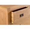 Colchester Rustic Oak Furniture 3 Over 4 Drawer Chest