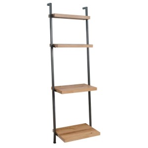 Elliptus Oak Furniture Ladder Bookcase 