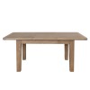 Heritage Smoked Oak Furniture Large Extending Dining Table