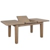 Heritage Smoked Oak Furniture Medium Extending Dining Table