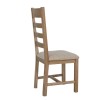 Heritage Smoked Oak Furniture Natural Ladder Back Dining Chair (Pair)