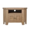 Heritage Smoked Oak Furniture Corner TV Unit