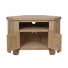 Heritage Smoked Oak Furniture Corner TV Unit