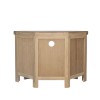 Heritage Smoked Oak Furniture Corner TV Unit