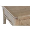 Heritage Smoked Oak Furniture Large Coffee Table with 2 Drawers