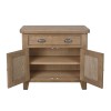 Heritage Smoked Oak Furniture 1 Drawer 2 Door Sideboard