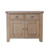 Heritage Smoked Oak Furniture 2 Drawer 2 Door Sideboard