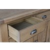 Heritage Smoked Oak Furniture 2 Drawer 2 Door Sideboard