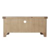 Heritage Smoked Oak Furniture TV Unit with 2 Drawers