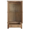 Heritage Smoked Oak Furniture Double Wardrobe