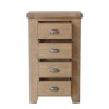 Heritage Smoked Oak Furniture 4 Drawer Chest of Drawers
