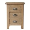 Heritage Smoked Oak Furniture Small Bedside Cabinet