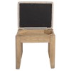 Heritage Smoked Oak Furniture Dressing Table Stool